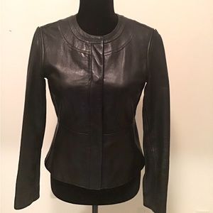 Diane von Furstenberg Leather Jacket size 4